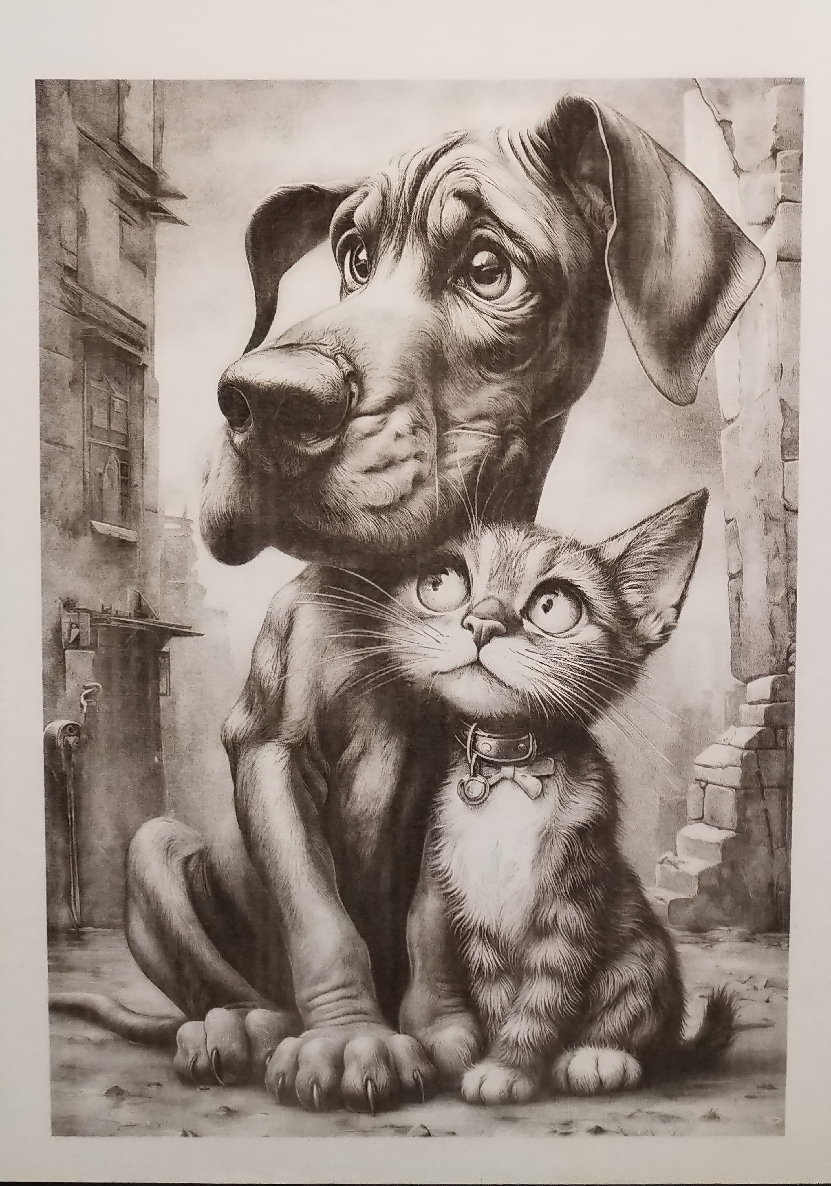 DithX Dog and Cat Engraving